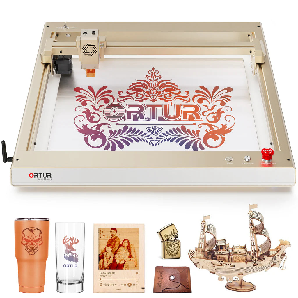 ORTUR Laser Master 3 Laser Engraving Machine Gold